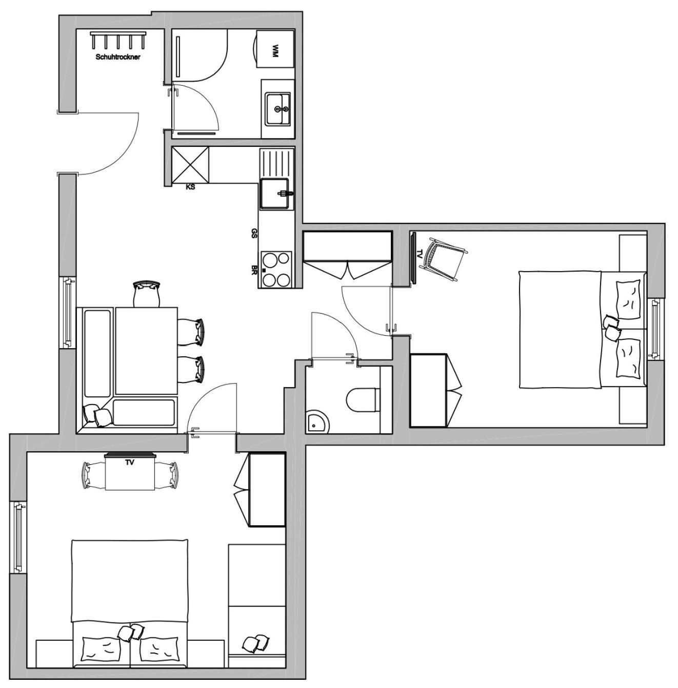 Zur Stockerin - Ferienwohnung Шладминг Экстерьер фото